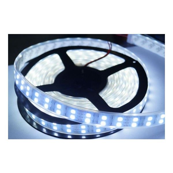 12VDC 120/M LED Cool White Flex White Strip W/Proof IP68 /5M
