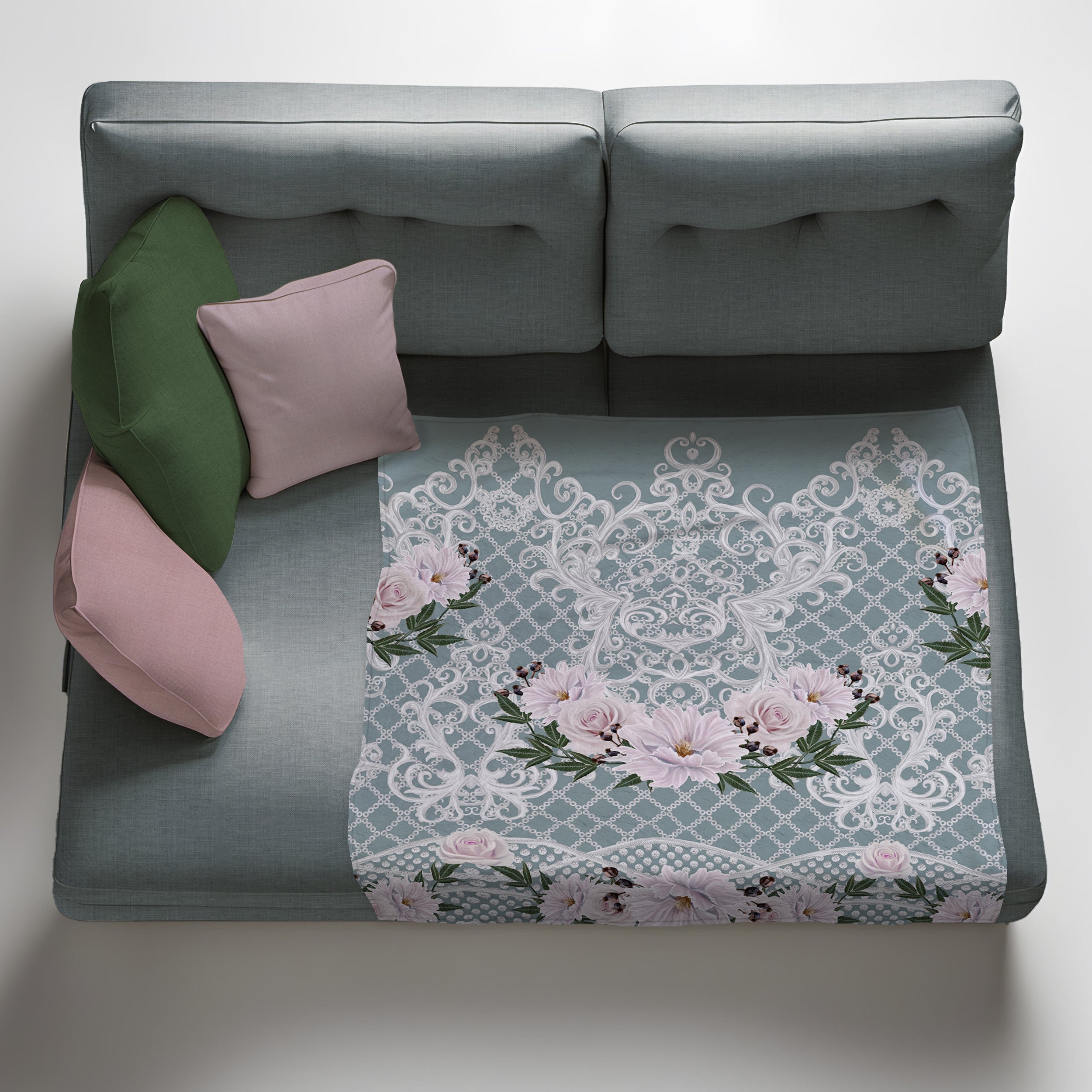 Floral Lace Fleece