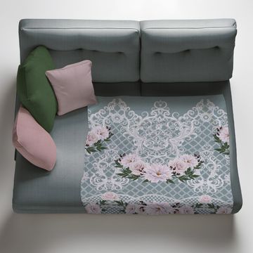 Floral Lace Fleece