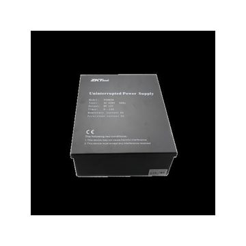 Zkteco - Power Supply With Battery Leads, 12V 7Ah Battery Not Included