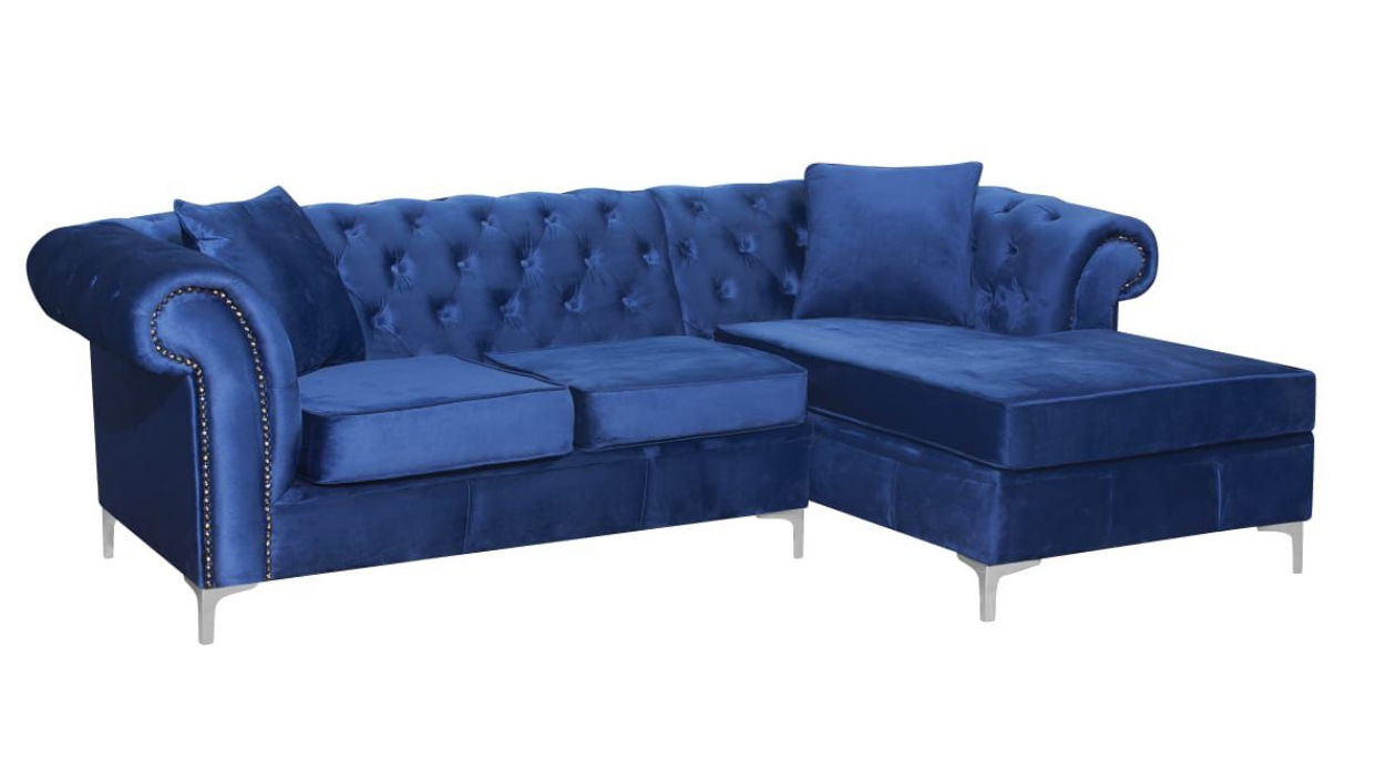 IG Furn- Chesterfield L Shaped 2 Division & Chaise Seat (available in various colours)