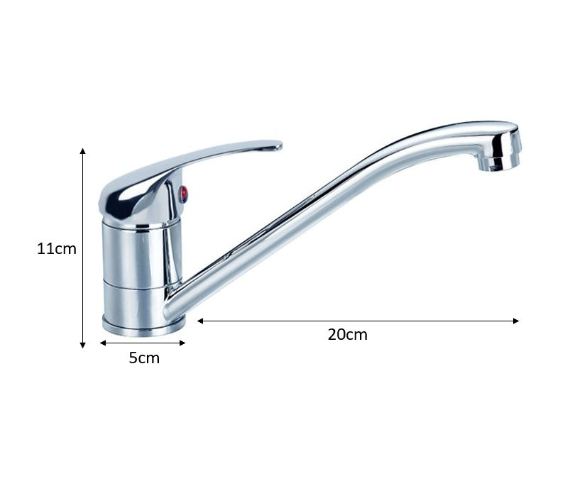 Single Lever Deck Mounted Kitchen Mixer