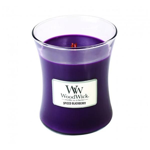 Woodwick Spiced Blackberry Medium Retail Box No warranty