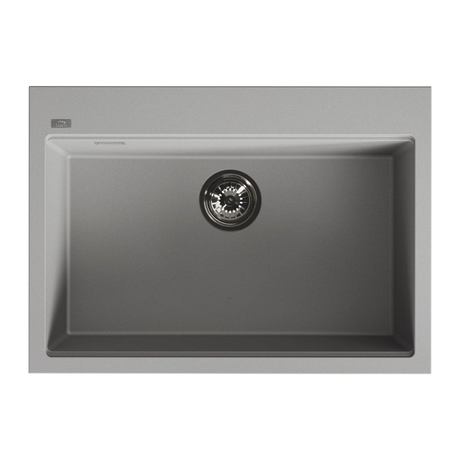 Laveo Tau 700 Granite Composite Kitchen Sink 1 Bowl - Grey