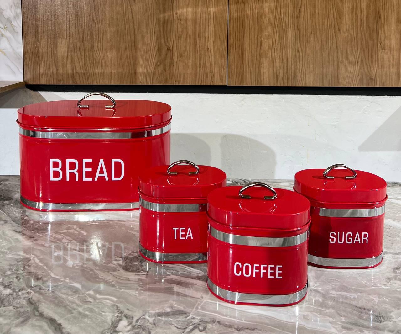 4pcs Bread bin set