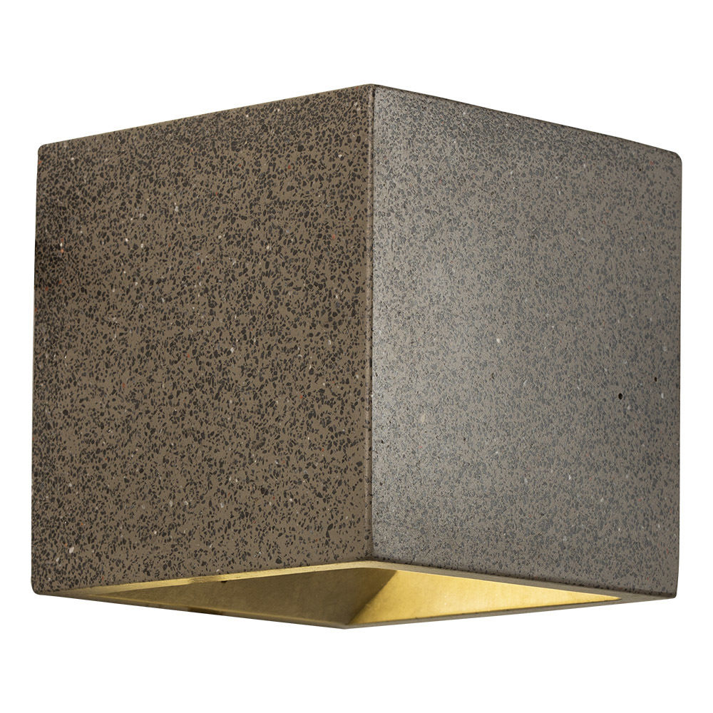 Eurolux - Concrete - Wall Light - 115mm - Sandstone / Black
