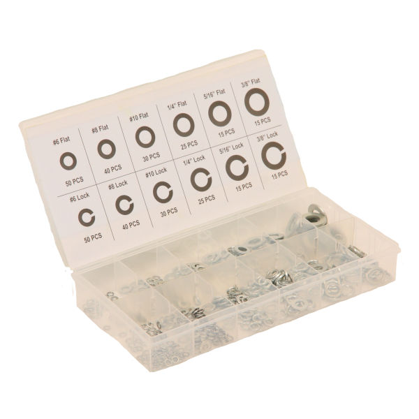 Micro-Tec - Washers Assortment 350 Piece - 5 Pack