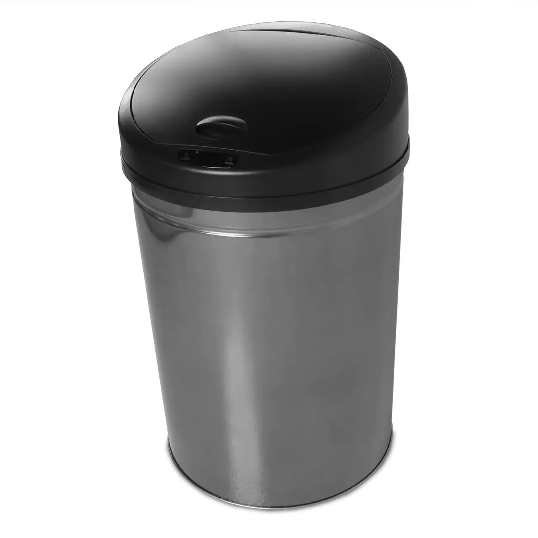 30L Stainless Steel Bin with Sensor Lid – Touch-Free Automatic Waste Bin