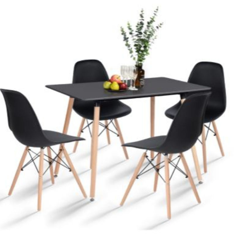 Apollo Table and Chairs-Black