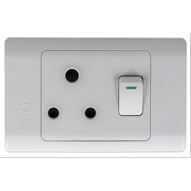 UNITED ELECTRICAL Plastic Single Switch Socket 4X2
