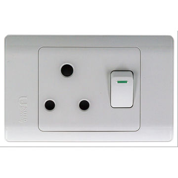 UNITED ELECTRICAL Plastic Single Switch Socket 4X2