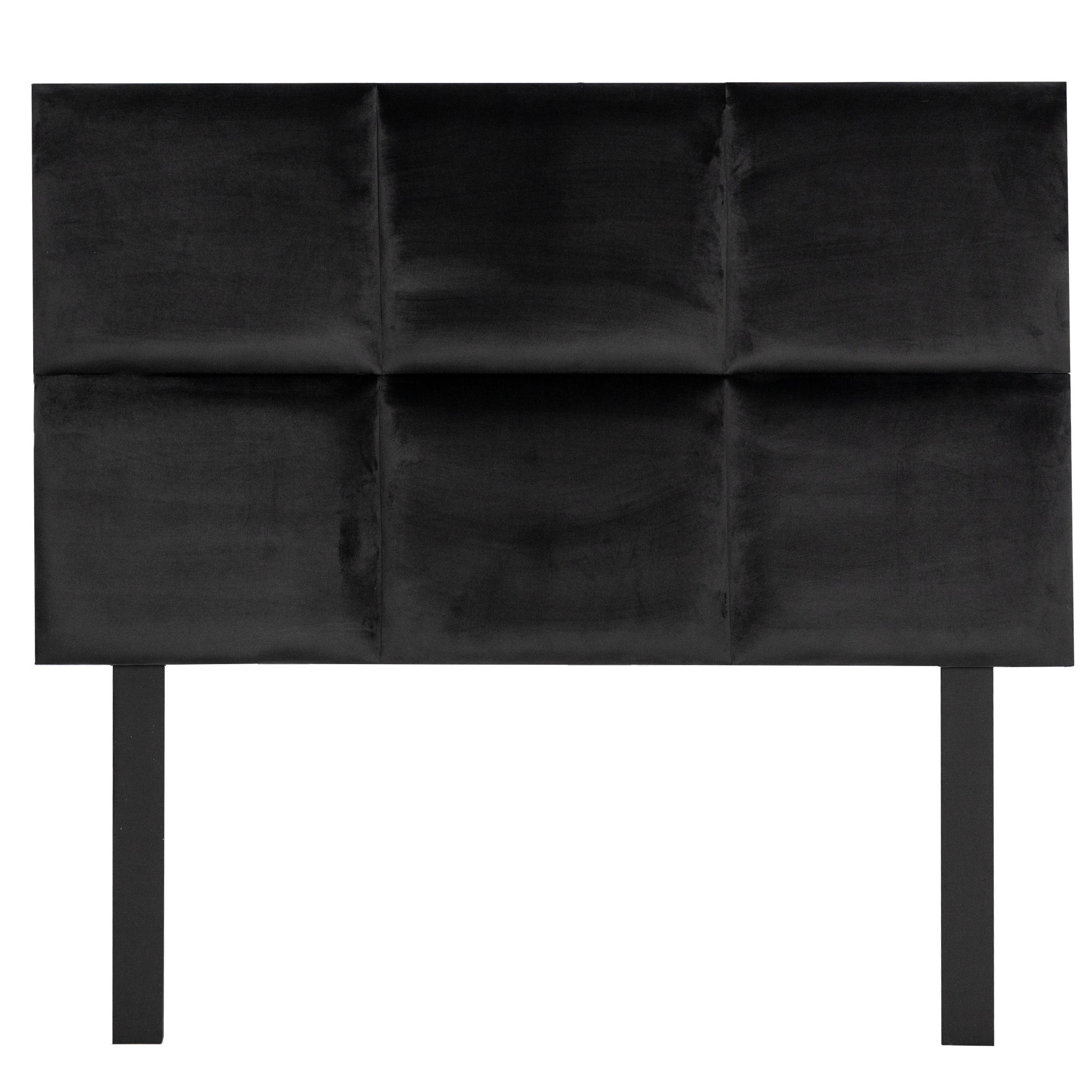 Avery Headboard - Black Velvet - Queen
