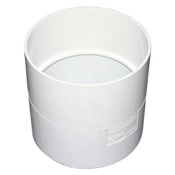 Agrinet Pvc Round Gutter Downpipe Connector - Pack of 5