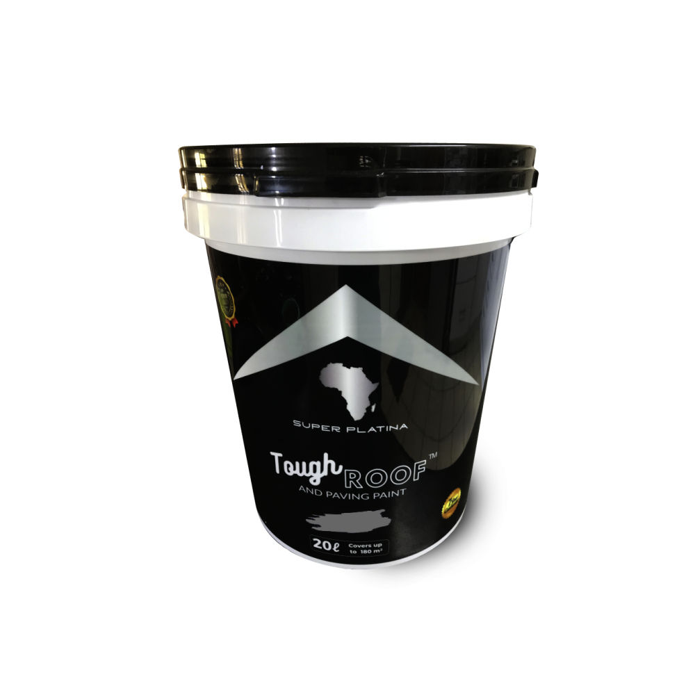 Super Platina - 20L Super Platina Tough Roof and Paving Paint - Dark Grey