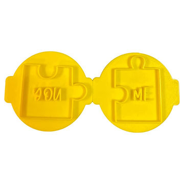 Home Hub 'You' & 'Me' Puzzle Piece Cookie Embosser