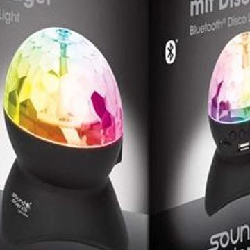 Manhattan Sound Science Bluetooth Disco Light Ball Speaker
