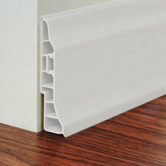PVC Skirting White 95X24mm 2.5M long
