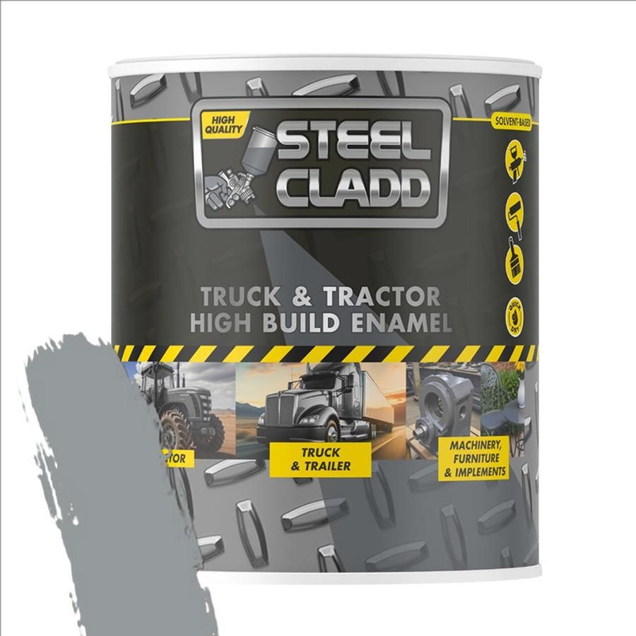 Steel Cladd Truck And Tractor Enamel Ford Grey 1L