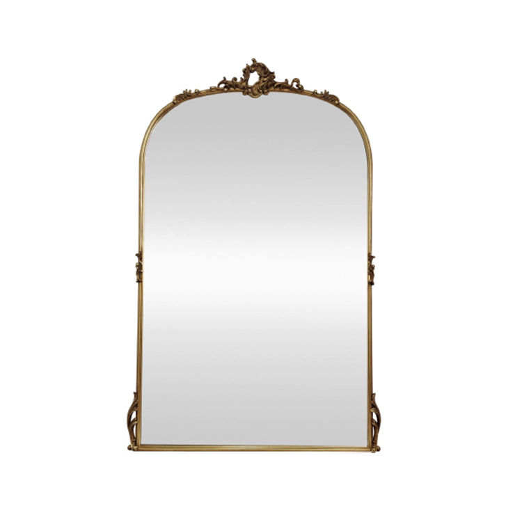 KC FURN Vintage gold frame wall mirror 1910x1300mm
