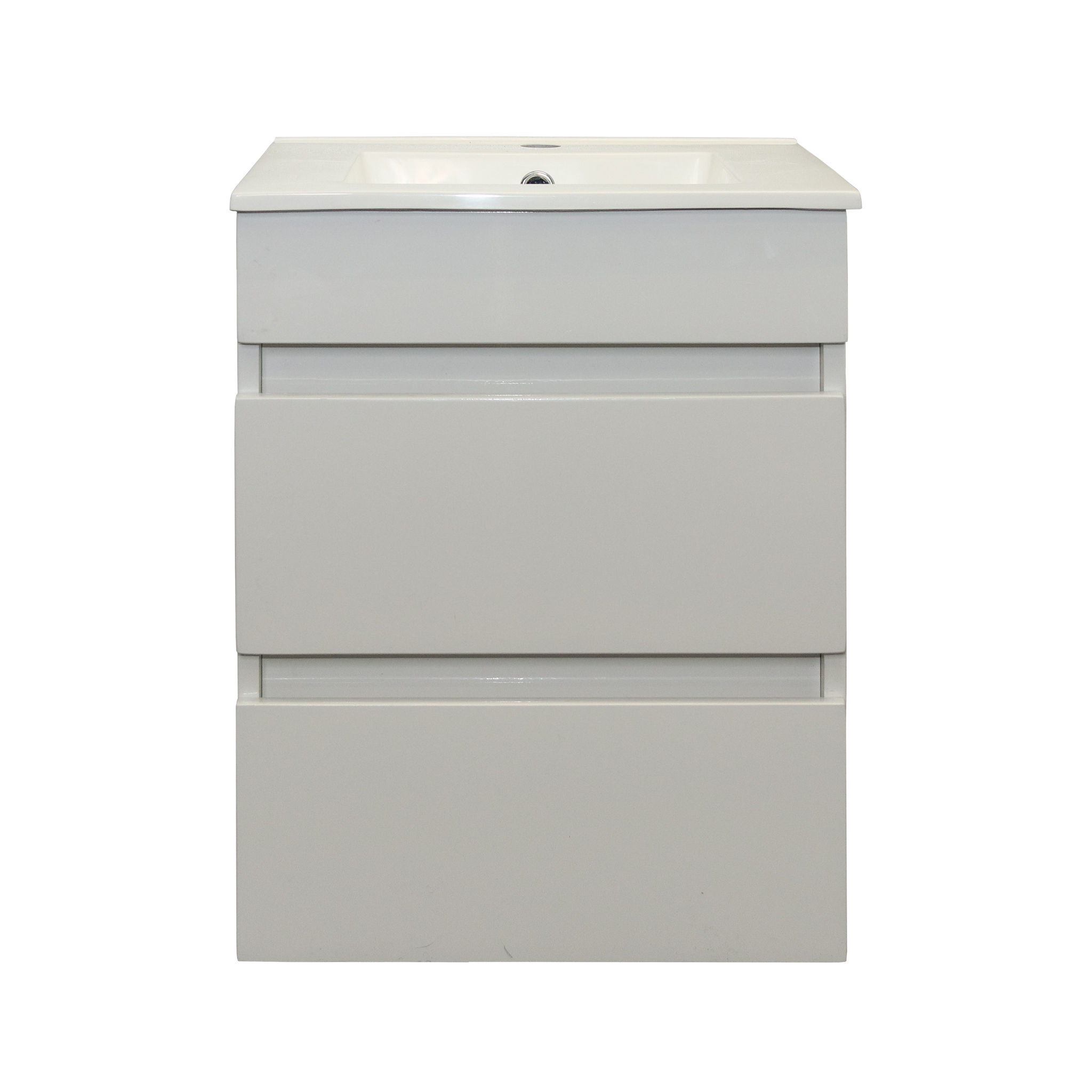 Denver Marlene 2 Drawer Floating Vanity High Gloss White 450
