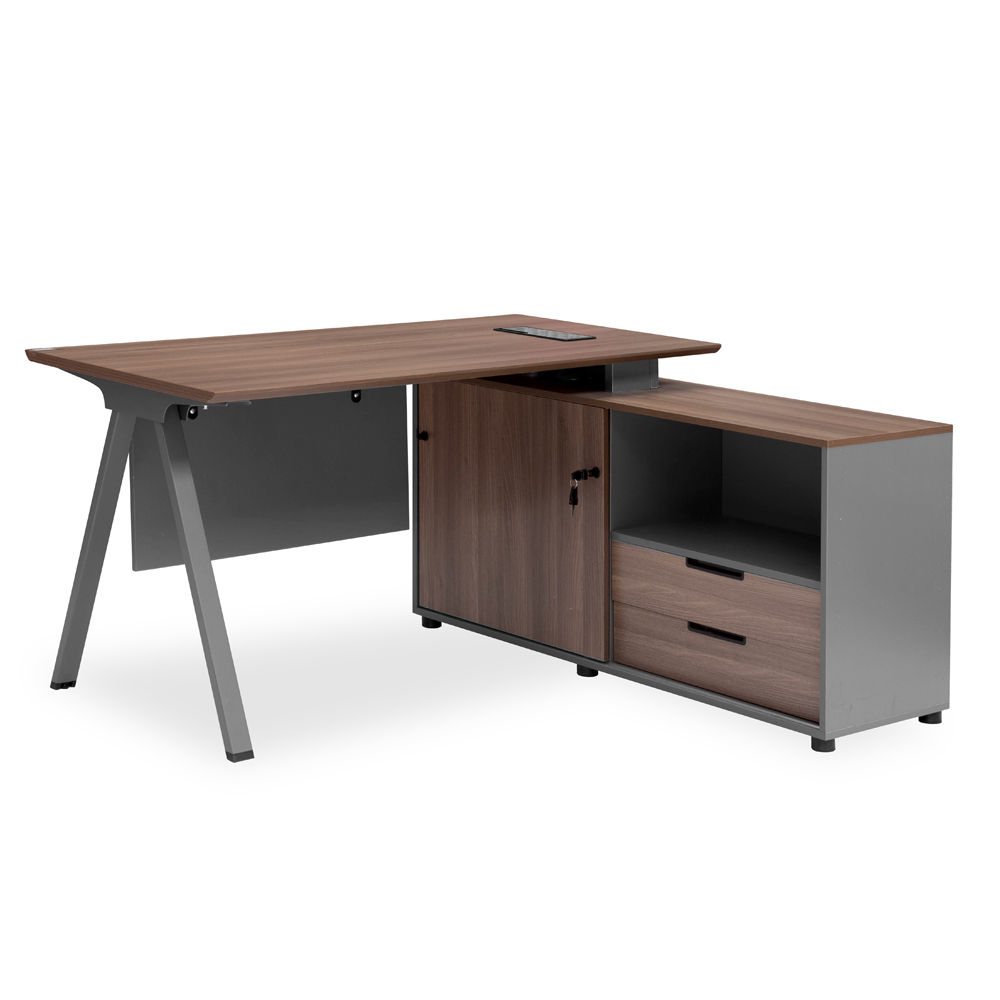 GOF Furniture Lana Executive Desk. Walnut