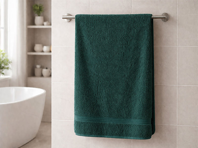 Plush 450GSM 90x150cms Bath Sheets - Hunter Green (1pc Pack)