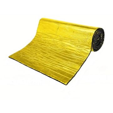 Premium Car Soundproofing Mat 200x50x0.5cm Gold