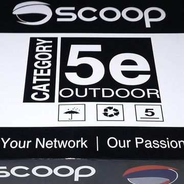 Scoop 100M Box Cat5E Outdoor Ftp Cca Cable