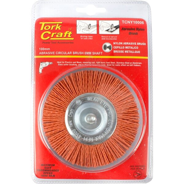 Nylon Wheel Brush 100 X 6Mm Tcw