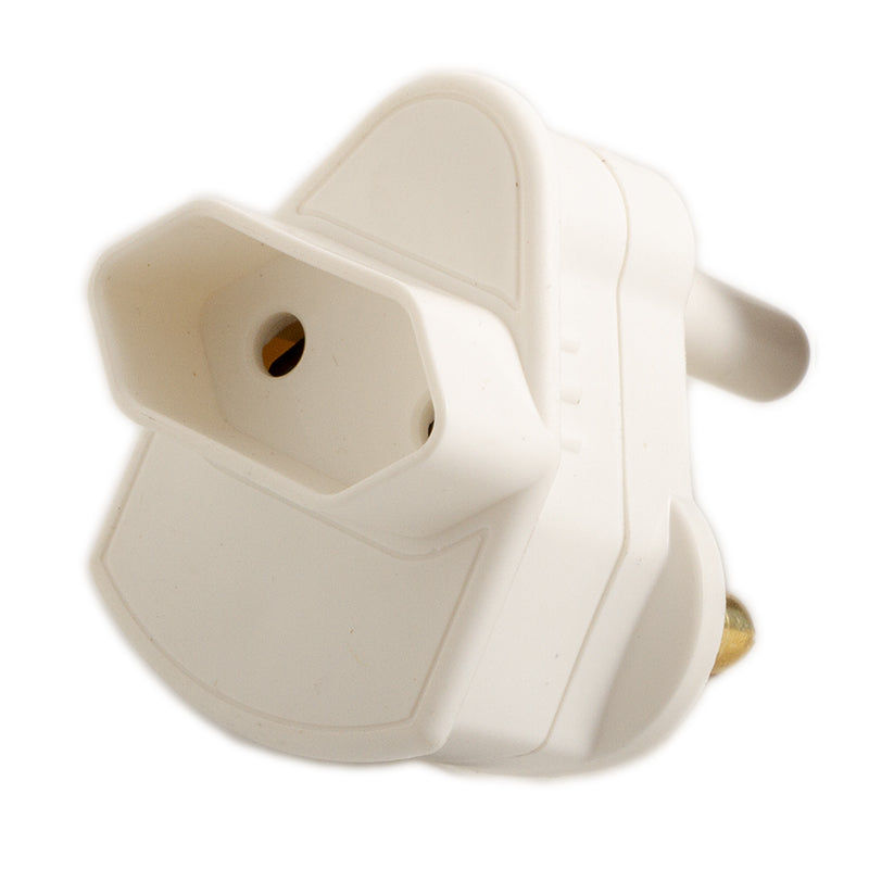 UNITED ELECTRICAL 1 Way Adaptor 5Amp Top Entry Euro-mate (R17)