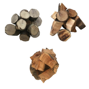 Apple Pear Olive Trio - Smoking wood chunks - 3 x 3kg