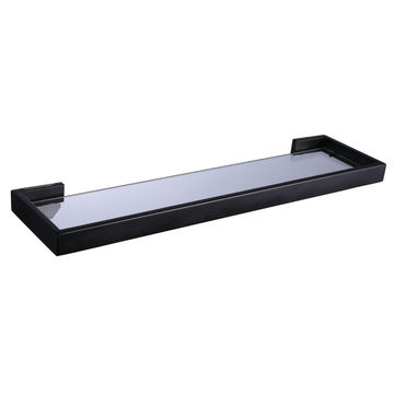 SYDNEY - BLACK GLASS SHELF