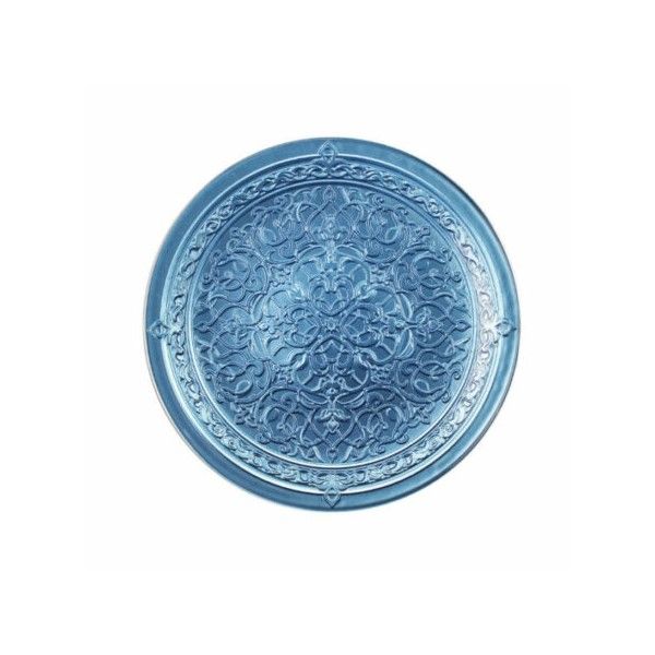 IRENA PLATE INSTANBUL 35CM LIGHT BLUE - Set of 1