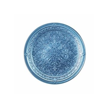 IRENA PLATE INSTANBUL 35CM LIGHT BLUE - Set of 1