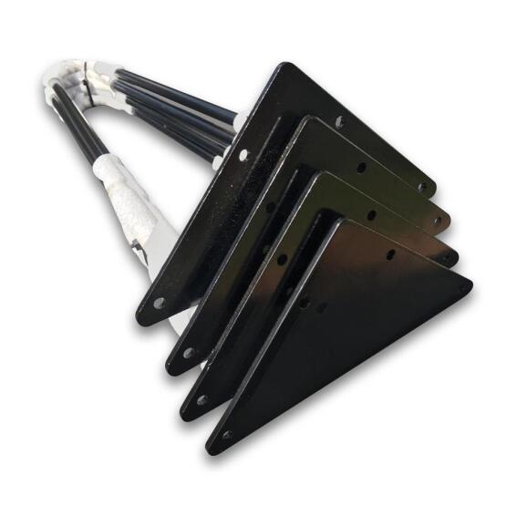 Table Legs Steel Hair Pin Black 400mm Height pack of 4
