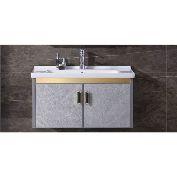 BATHROOM VANITY - GREY - 810X470X400MM