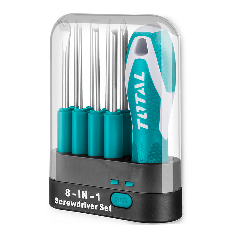 Total Tools Screwdriver Set Interchangeable 9Pcs