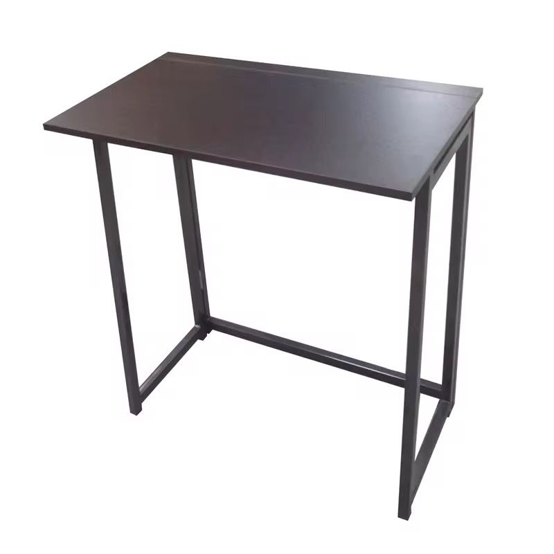 Metal and Wood Compact Space Saving Folding Laptop Table