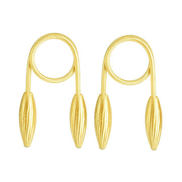 Matoc Designs Twist Wrap Curtain Tieback - Bright Gold