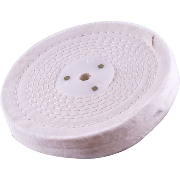 White Buff/Mop 150Mm X 2 Section 20Mm Thick