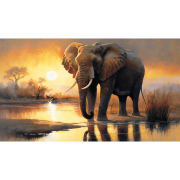 Canvas Wall Art- Elephant B1018