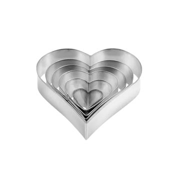 Tescoma Delicia Heart Shaped Cookie Cutters 6 Piece Set