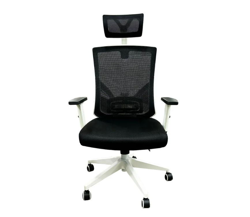 MP-Continental Mesh High Back Office Chair – White