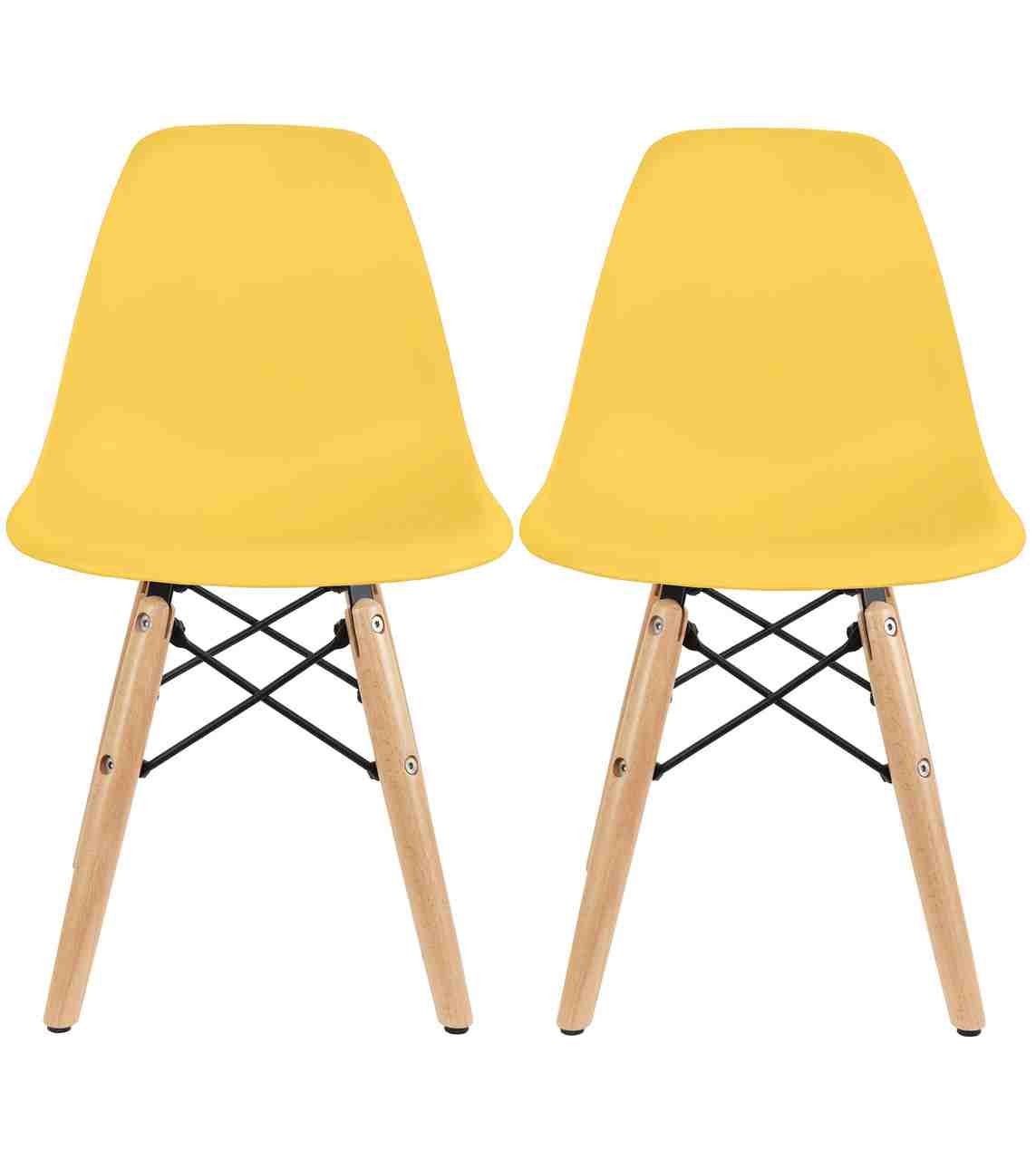 CozyCraft - Eames Chairs - Set of 2 (Yellow)