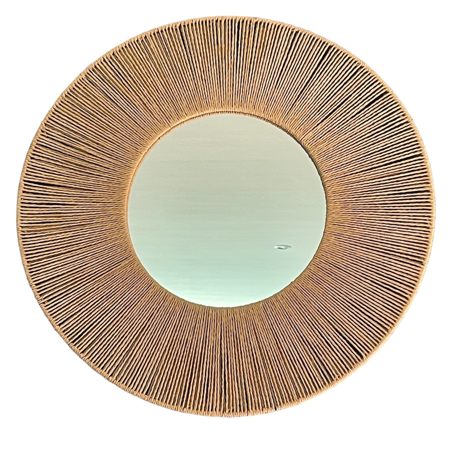 Hand Crafted String Framed Home Decor Mirror - 60cm Diameter