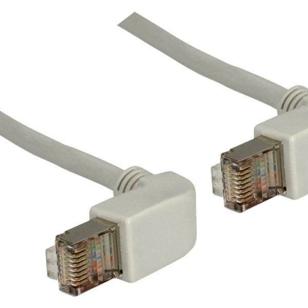 Delock Rj45 Cat5 Sftp Angled Grey