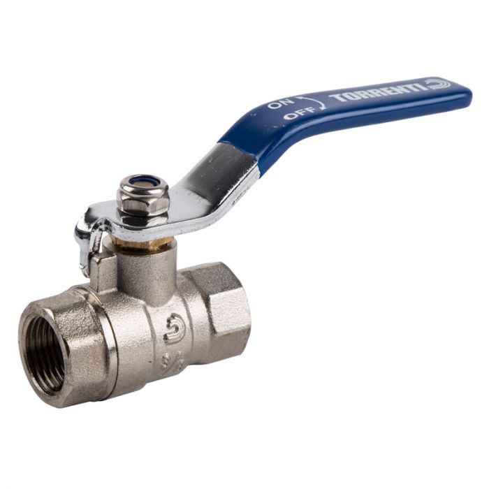 Torrenti 10mm Full Bore Ball Type Valve - Blue