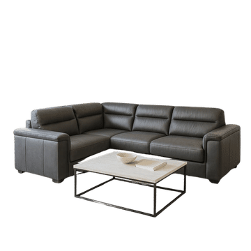 Innofurn-L-Shaped Leather Sectional Couch