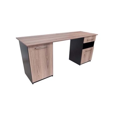 Galway Desk 180cm - Sahara & Ebony w/Sahara Fronts