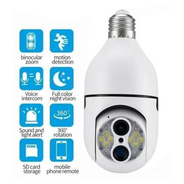 Puwell Smart P2P Bulb Camera 360 Degree